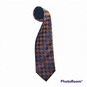 Profilo Studio Checkered Silk Tie